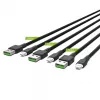 Lightning-kabel Green Cell KABGCSET05 1,2 m zwart