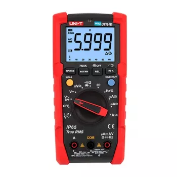 Multimeter Unit UT191E — digitale multimeter, meet DC/AC tot 600 V en 20 A