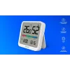 Binnenruimte temperatuur- en vochtigheidssensor SAVIO CT-01/W, LCD-display, -10–55 °C, 10–99 % rV, batterij CR2032