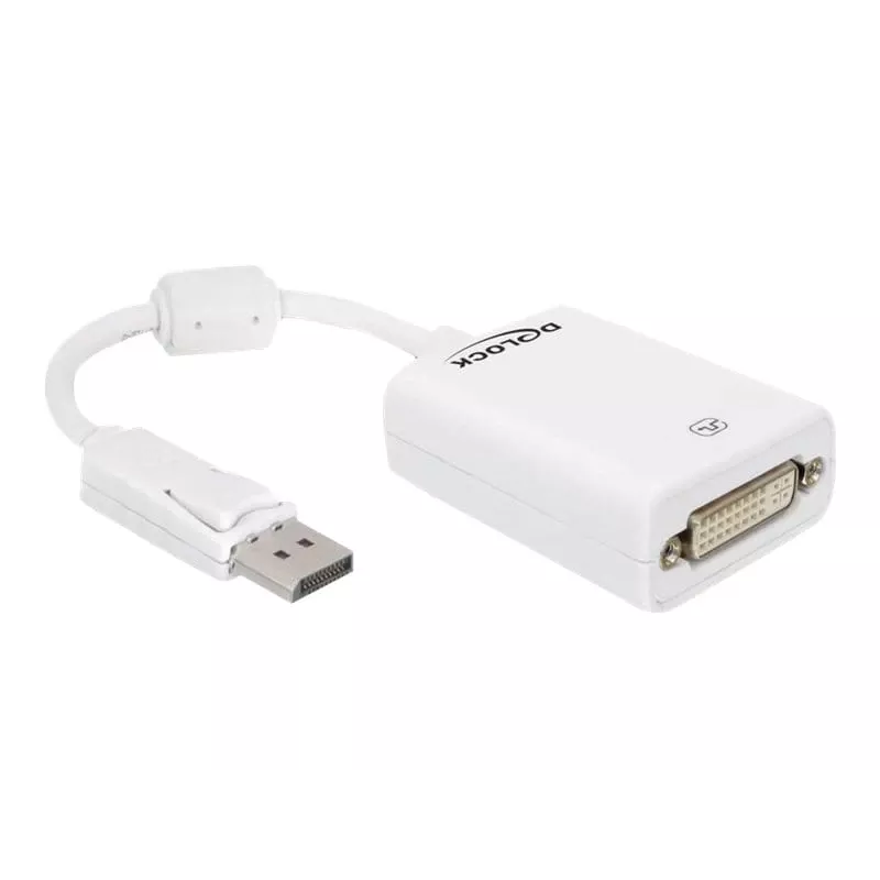 Videokabel-adapter DeLOCK 61765 DisplayPort naar DVI-I 0,125 m