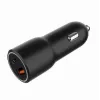Auto-oplader voor mobiele apparaten Gembird TA-UC-AC2PDQC38-CAR-01, USB-C, 38 W, 12–24 V, zwart