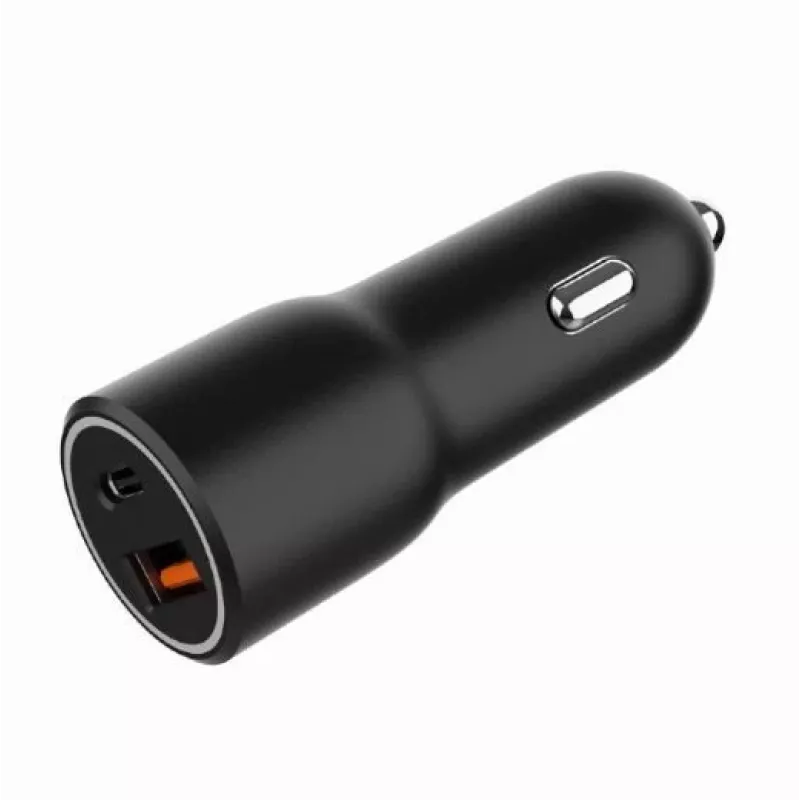 Auto-oplader voor mobiele apparaten Gembird TA-UC-AC2PDQC38-CAR-01, USB-C, 38 W, 12–24 V, zwart