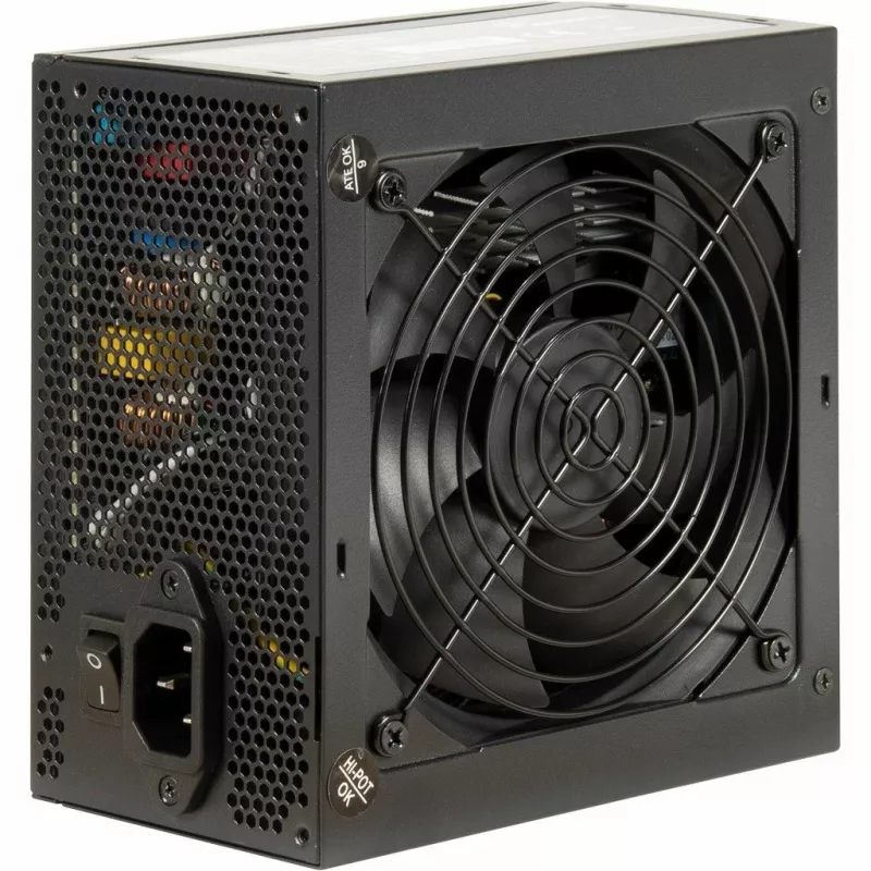 Inter-Tech ArgusNT BPS-500 voeding 500 W 20+4 pin ATX ATX zwart