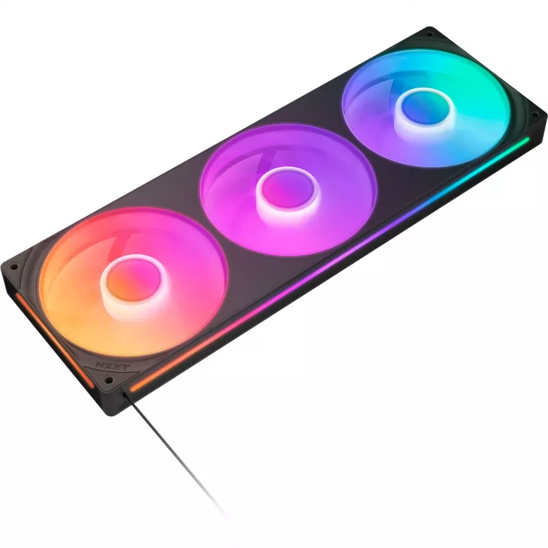 NZXT F360 RGB Core 360mm ARGB 3-pack zwart