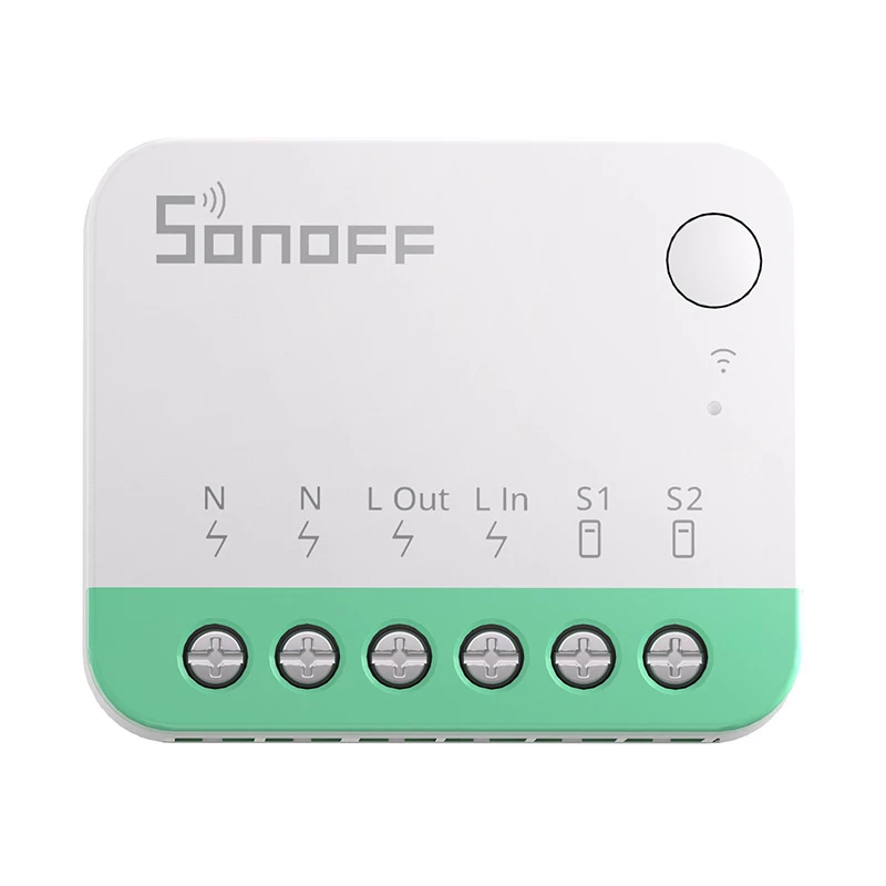 Sonoff MINIR4M Matter slimme WLAN-minischakelaar (HomeKit, SmartThings, Home Assistant).