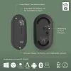 Logitech Pebble 2 Combo draadloos toetsenbord en muis QWERTZ Duits grafiet