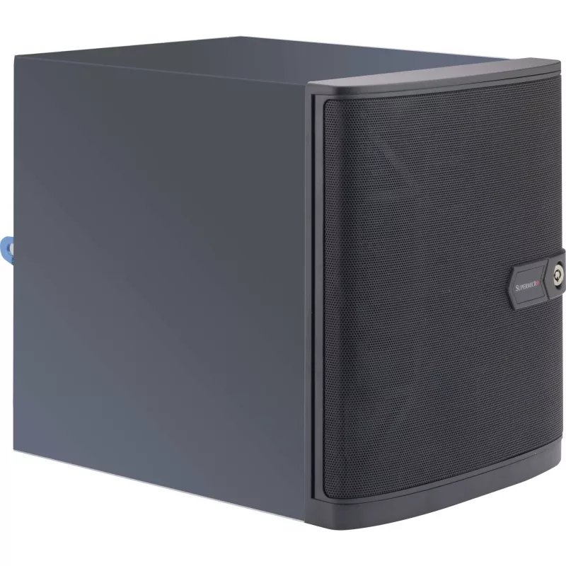 Supermicro SC721 TQ-350B - Tower - Mini-ITX 350 Watt (ATX) - zwart - USB (CSE-721TQ-350B)