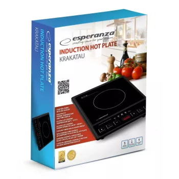 Esperanza EKH011 kookplaat zwart vlak oppervlak inductiekookplaat 1 kookzone(s)