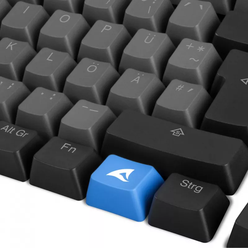 SKILLER SAC20, keycap zwart, 115 stuks, ISO-layout (DE)