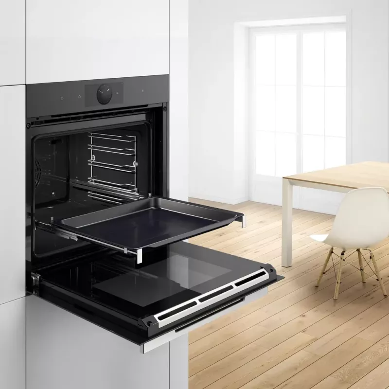 Bosch HEZ638070 oven-onderdeel/accessoire telescoopgeleider bruin roestvrij staal