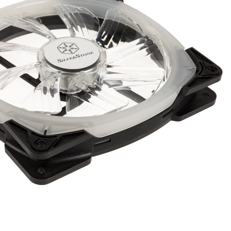 Behuizingsventilator SILVERSTONE SST-FW142-RGB 140mm 1500U/min – RGB LED, PWM-compatibel