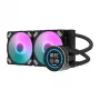 240mm radiator Darkflash DN-D240 zwart — waterkoelingsradiator voor pc-vloeistofkoelingssystemen