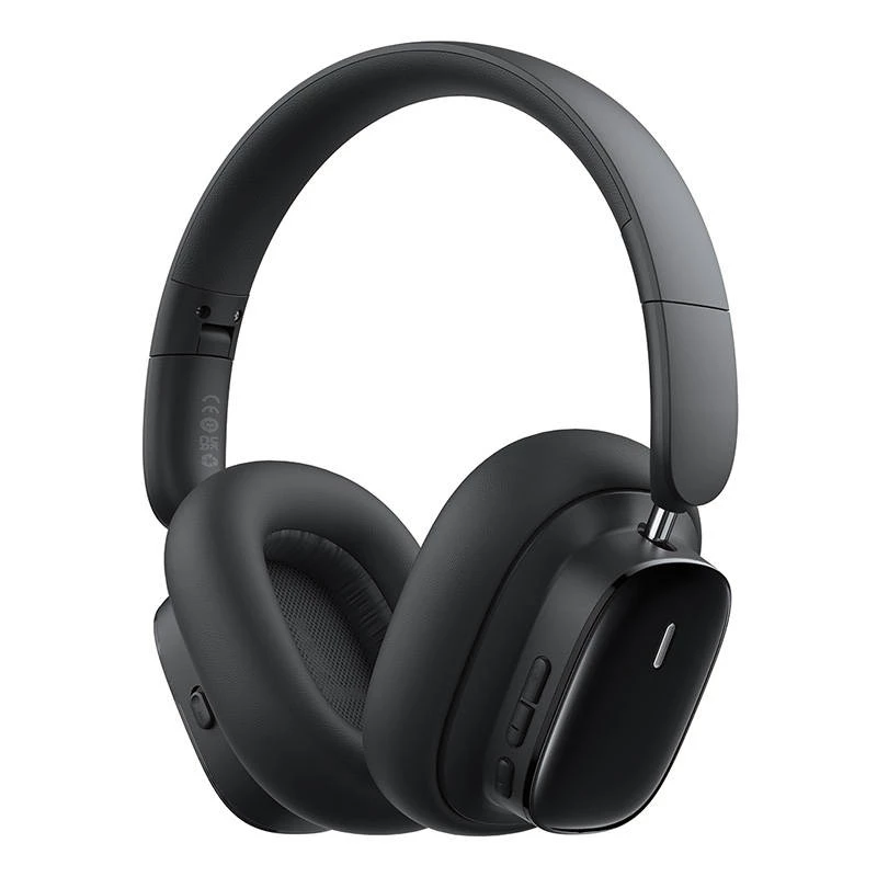 Baseus Bowie H1i headset draadloze hoofdband bellen/muziek USB Type-C Bluetooth zwart