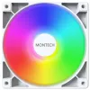 Behuizingsventilator-set Montech GF120 PWM ARGB 3-in-1 — 120mm PWM-ventilator met ARGB-verlichting