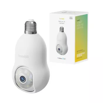 Hombli Smart Outdoor Camera, Bulb Cam 2K, wit