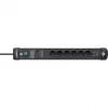 Verlengsnoer Brennenstuhl 1951160606 3 m 6 AC-stopcontacten binnen zwart