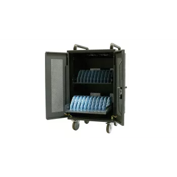 Avtek International Avtek Charging Cart 20 draagbare apparaatbeheerkast zwart