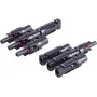 shiverpeaks ®-PV4 T-adapterset, 3/1, IP68, 1.5kV, zwart (BS02-21013)