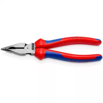 08 22 185, puntbektang, 1,3 cm, 61 HRC, blauw, rood, 55 mm, 185 mm