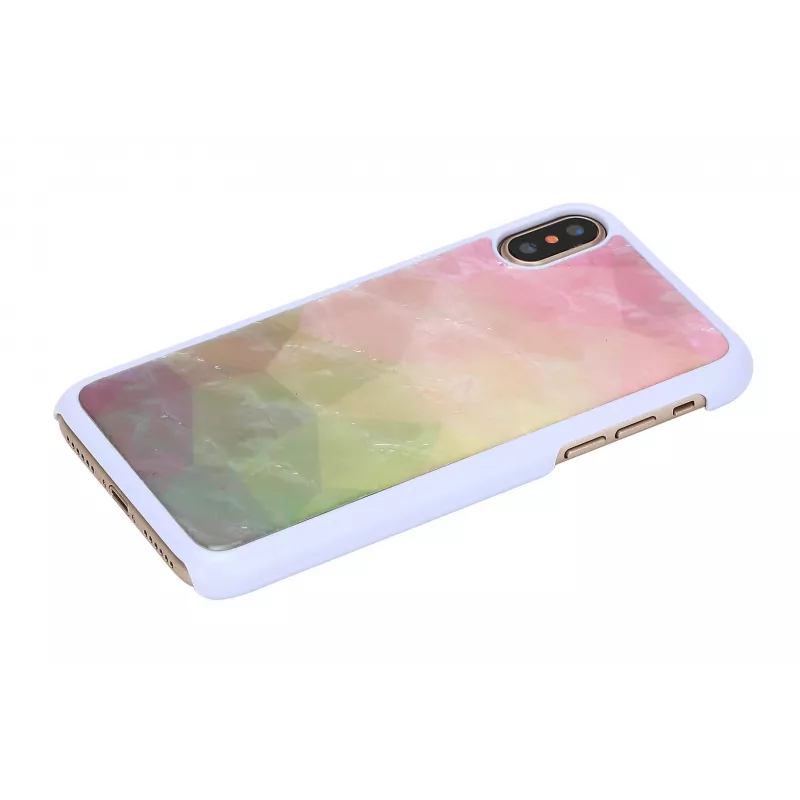 iKins Water Flower hoesje voor iPhone XS/X, wit, K1690H