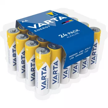 Eenmalige batterij Varta alkaline AA 24-pack