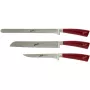 Keukenmessenset Berkel Elegance rood hamset 3-delig KEP3HS00SRRGB