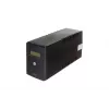 DIGITUS line-interactieve UPS, 800VA/480W 12V/9Ah x1 accu, 2x CEE 7/7 stopcontact, RJ-11, LCD (DN-170064-LCD)
