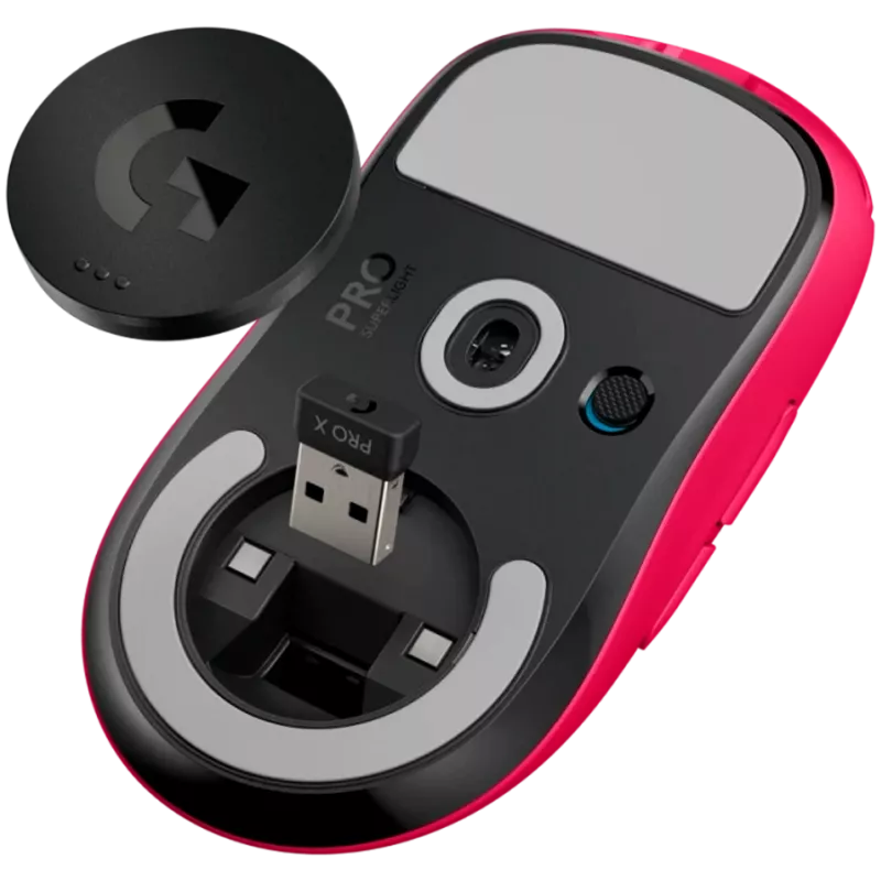 Draadloze gamingmuis Logitech PRO X SUPERLIGHT 2C roze