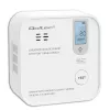 Koolmonoxide-sensor QOLTEC 52577 — batterijgevoed alarm, 85 dB geluidsniveau