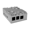 Akasa aluminium behuizing voor Raspberry Pi 4B met thermal-kit - zilver (A-RA09-M1S)