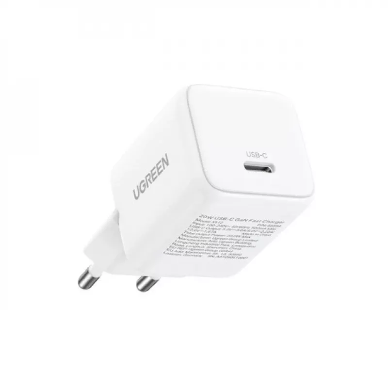 UGREEN Nexode N Series X513 195060 30W GaN-oplader, 1x USB-C, wit