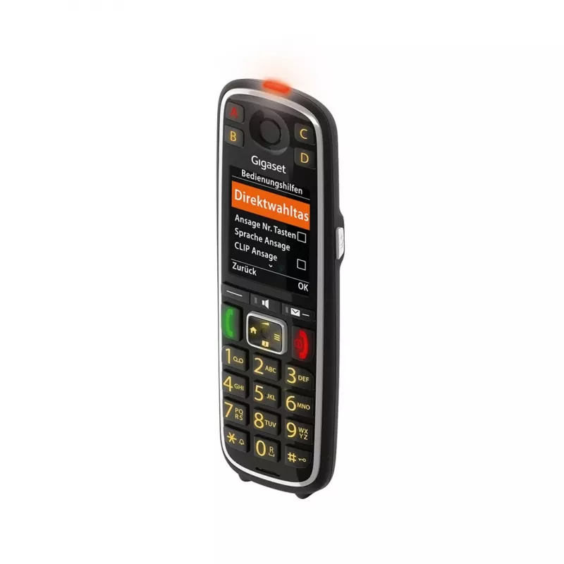 Gigaset E720HX analoog/DECT-telefoon met nummerweergave zwart
