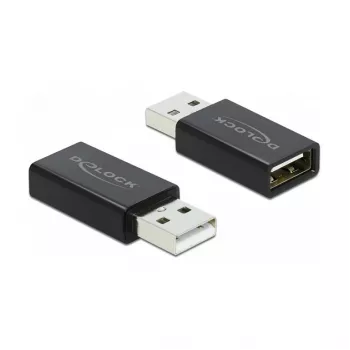 DELOCK USB 2.0 adapter Type-A stekker naar Type-A bus datablokkeerder