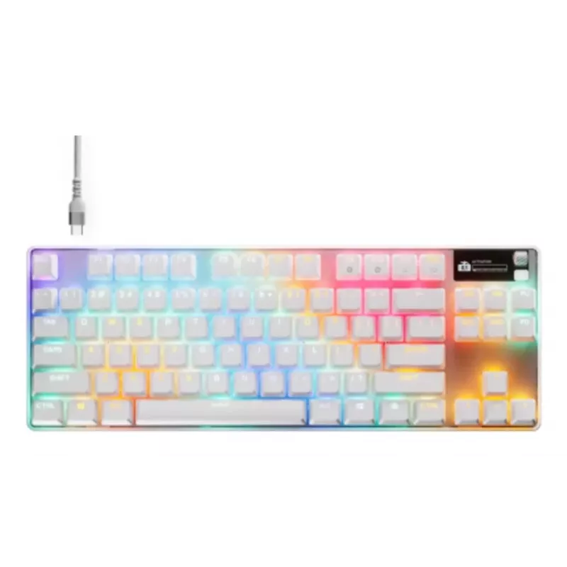 SteelSeries Apex Pro TKL Gen 3 gamingtoetsenbord, USB, US-Engels, wit