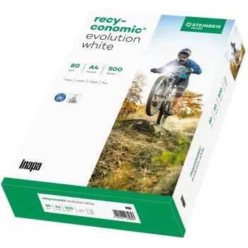 Printerpapier Inapa Tecno Recyconomic Evolutio A4 80 g/m² 500 vel wit
