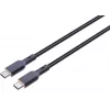 AUKEY CB-KCC101 nylon kabel USB-C naar USB-C 1m