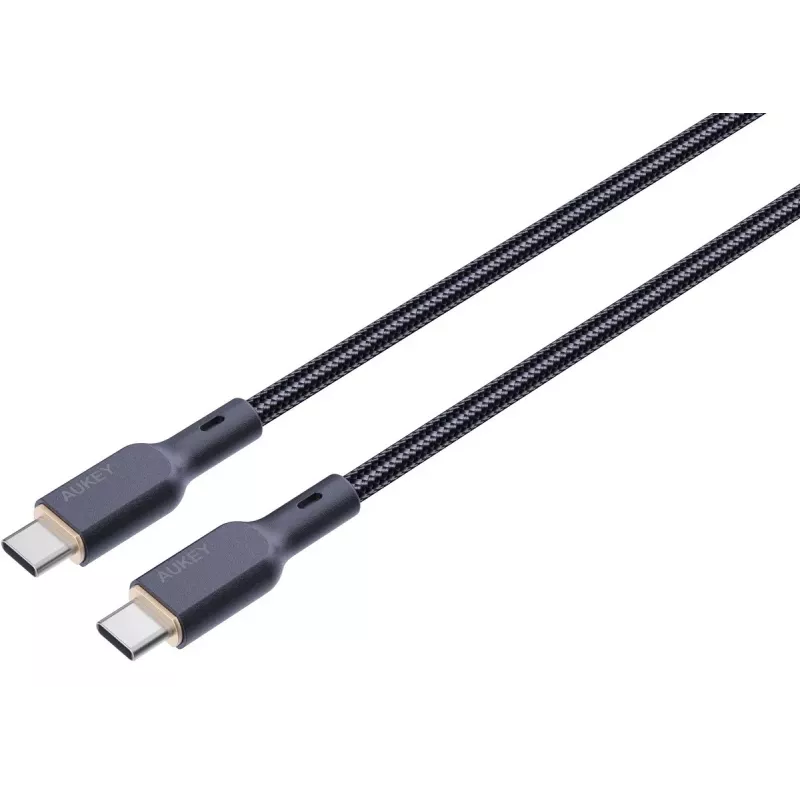 AUKEY CB-KCC101 nylon kabel USB-C naar USB-C 1m