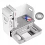 Bureau-organizer met lade en draadloze oplader Ergo Office, wit, max. 10kg, ER-441