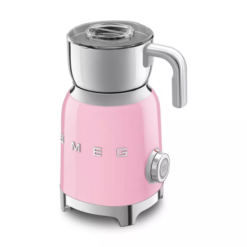 Automatische melkopschuimer Smeg MFF11PKEU rose roestvrij staal 500W