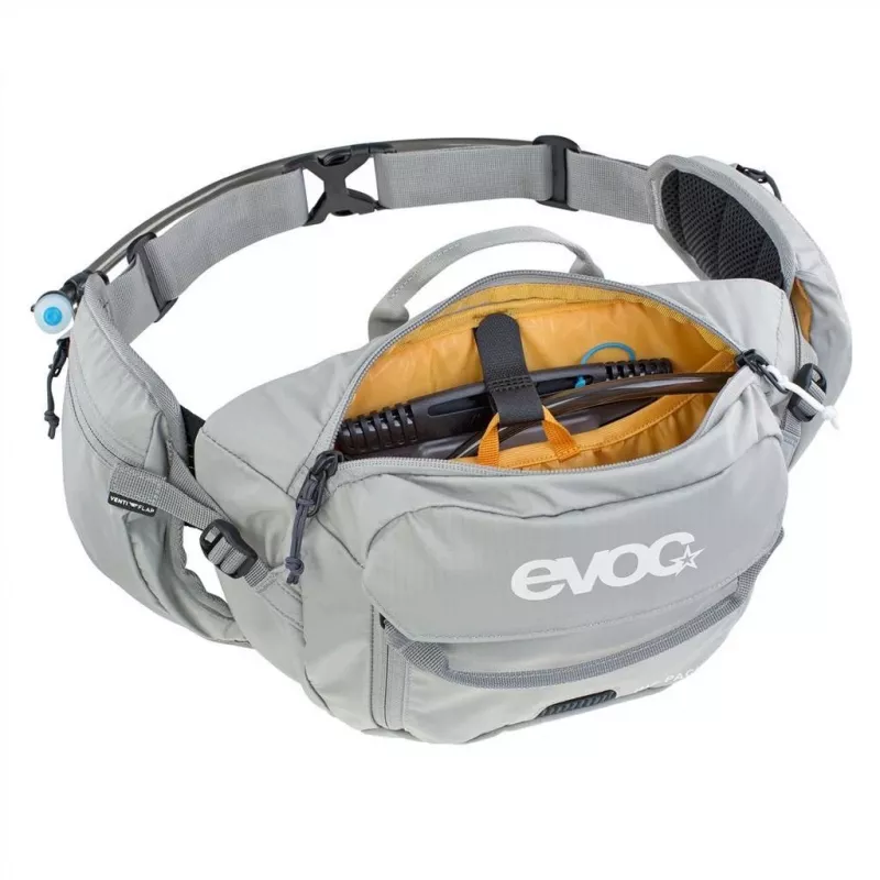 EVOC Hip Pack heuptas mesh nylon ripstop grijs 3L unisex