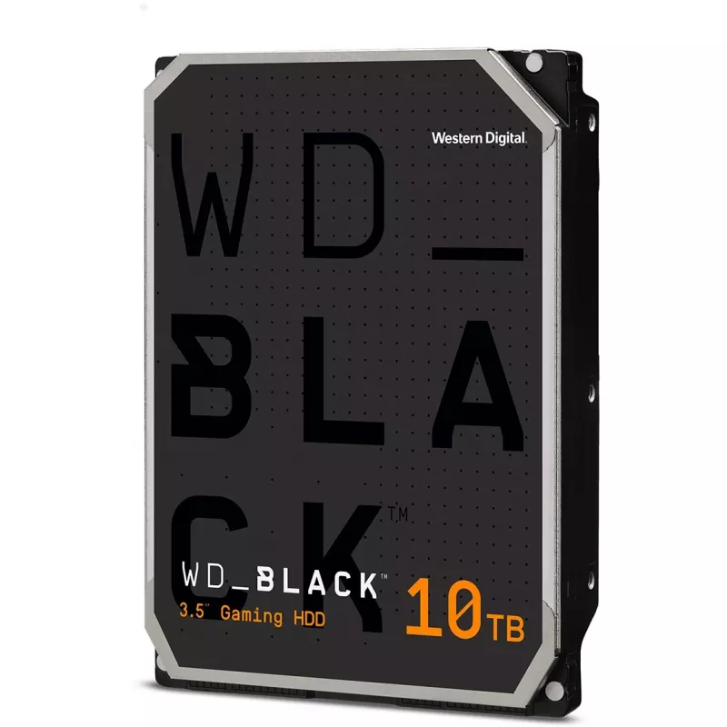 WD - Black WD101FZBX - harde schijf - 10 TB - intern - 3.5 (8.9 cm) - SATA 6Gb/s - 7200 rpm - buffer: 256 MB