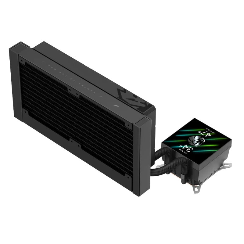 Gamemax CPU-vloeistofkoeler | GLACIER 240 LCD BK | Intel, AMD