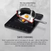 Caso ProSlim 2000 2236 Mobiele enkelvoudige inductiekookplaat, glas, sensortouch, zwart