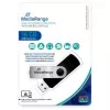 MEDIARANGE MR931-2 - 16 GB - USB Type-A / Micro-USB - 2.0 - 15 MB/s - draaibaar - zilver - zwart