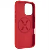 Fixed MagFlow | achterkantcover | Apple | iPhone 16 | vloeibaar siliconen | rood