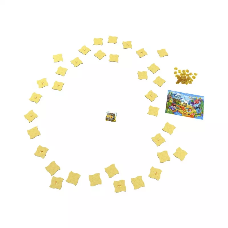 Spel ontmoet puzzel - Schattenjacht in de oceaan, bordspel
