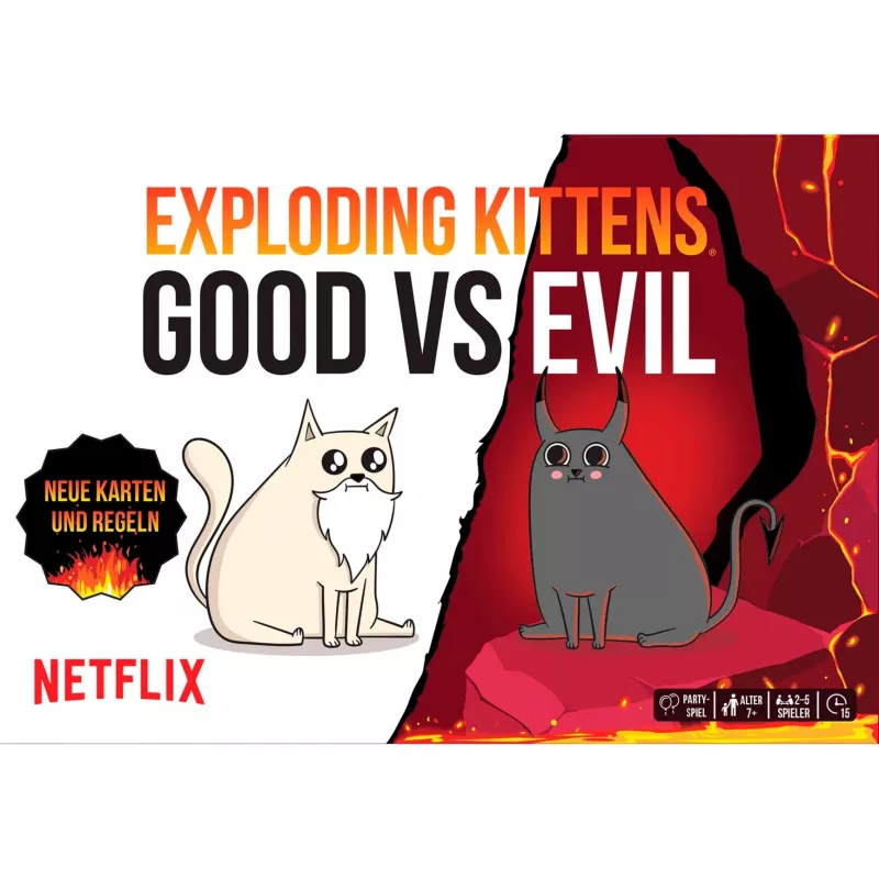 Exploding Kittens - Goed tegen Kwaad, kaartspel
