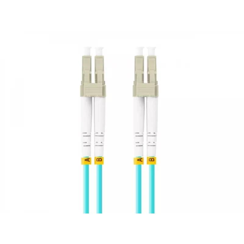 Glasvezelkabel LANBERG FO-LULU-MD31-0030-TQ, OM3, LC–LC, 3 m, aqua