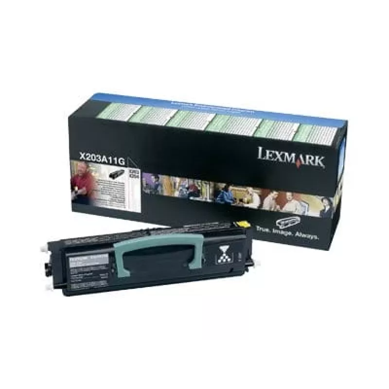 Lexmark toner X203A11G - zwart - capaciteit: 2.500 pagina's (X203A11G)