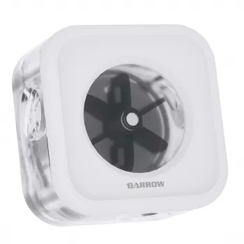 Flow Meter Barrow SLFV2-RGB W ARGB wit – vloeistofkoelingsdebietmeter voor pc-loops